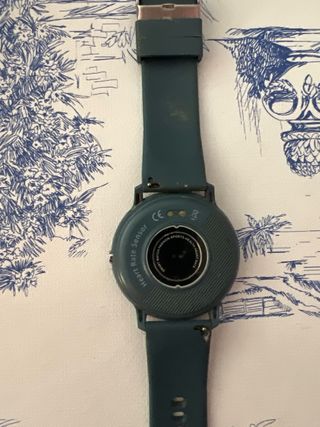 Reloj Inteligente Negro y Verde Azulado