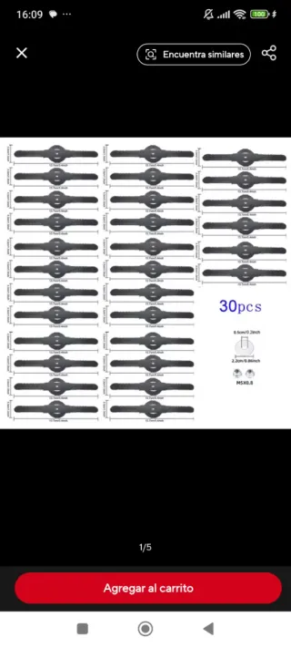 30 Recambios para cortacésped