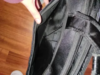 Borsa da lavoro a tracolla nera