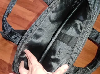 Borsa da lavoro a tracolla nera