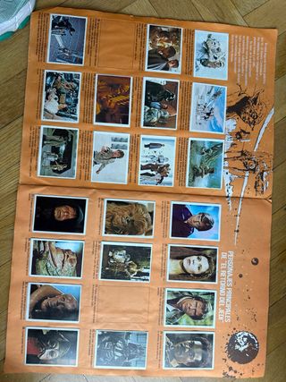 Album Cromos El Retorno del Jedi Incompleto