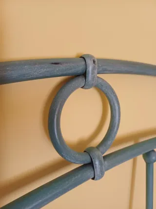 Cabezal cama 150 cm azul