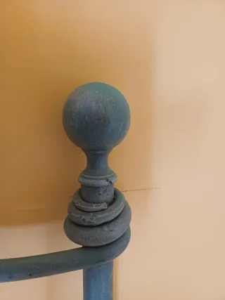 Cabezal cama 150 cm azul