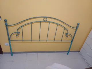 Cabezal cama 150 cm azul