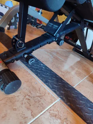 Banco de pesas para gimnasio