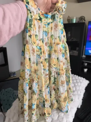 Vestido Mayoral Niña Talla 7 Floral