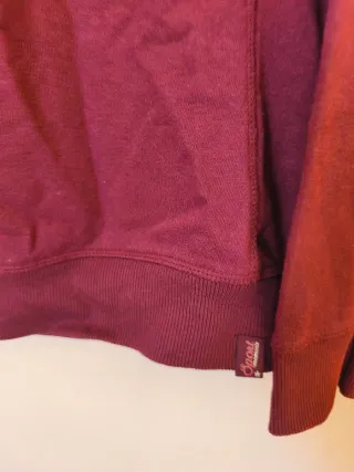 Sudadera morada y rosa con brillo talla L
