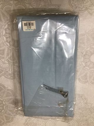 Sábana bajera azul individual 90cm