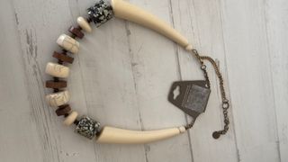 Collar de cuentas de diseño étnico