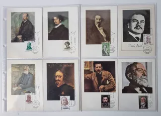 Conjunto de 64 Tarjetas Máximas de España y otros.