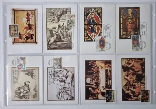 Conjunto de 64 Tarjetas Máximas de España y otros.