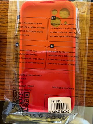 Funda iPhone 13/14 Roja 6.1 WEPHONE