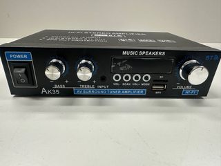 Amplificador Estéreo Hi-Fi Bluetooth