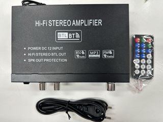 Amplificador Estéreo Hi-Fi Bluetooth