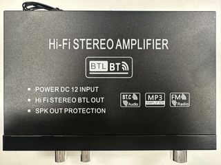 Amplificador Estéreo Hi-Fi Bluetooth