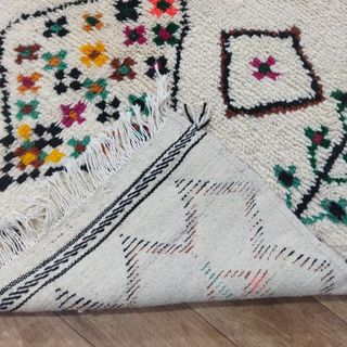 Alfombra Azilal Floral Hecha a Mano 240x145cm