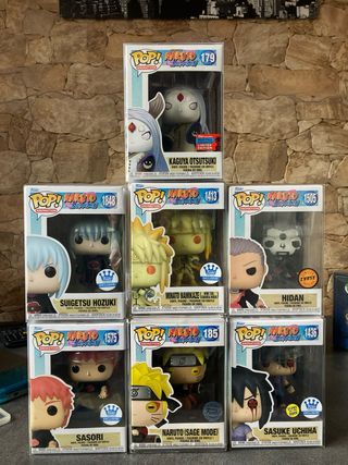 Funko Pop! Naruto - Kaguya, Hidan, Sasuke y más
