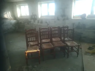 Sillas Castellana Madera y Esparto