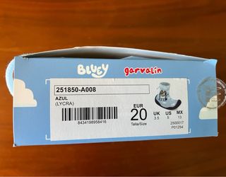 Calcetines Bluey Garvalin con suela talla 20