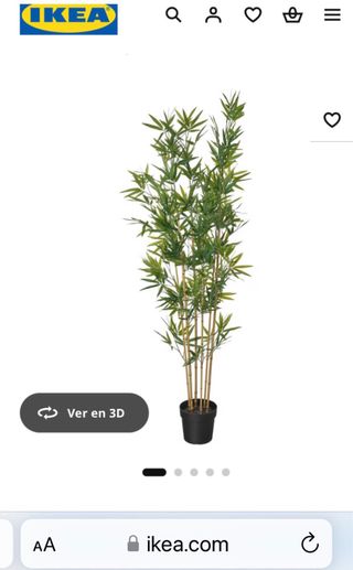 Planta artificial bambú grande