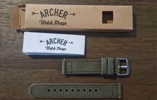 Pulsera Reloj Archer Nato Verde 18 mm