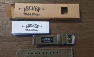 Pulsera Reloj Archer Nato Verde 18 mm