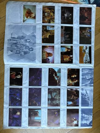 Álbum Cromos Galáctica Colección Película