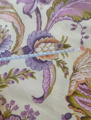 Tela loneta floral 1m x 1.40m