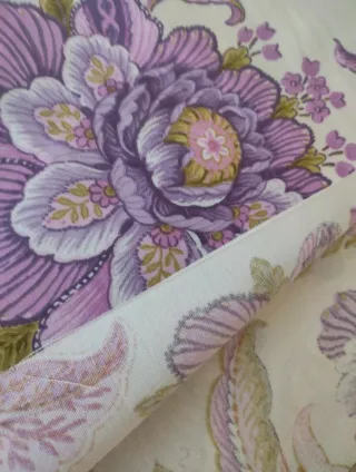 Tela loneta floral 1m x 1.40m