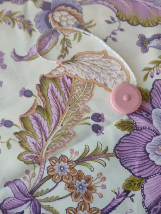 Tela loneta floral 1m x 1.40m