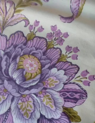 Tela loneta floral 1m x 1.40m