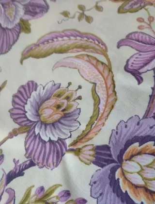 Tela loneta floral 1m x 1.40m