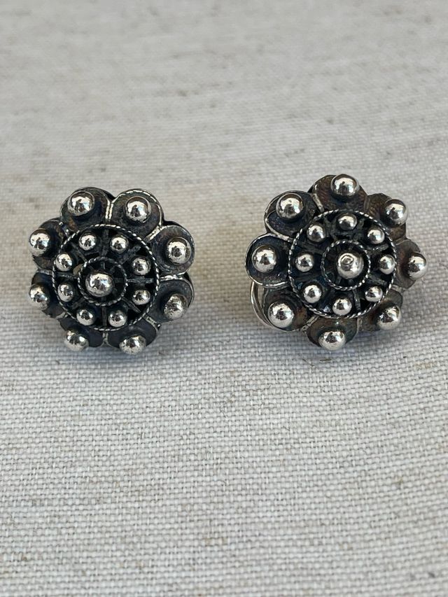 Juego Filigrana Charra: Pendientes, Sortija