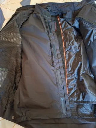 Chaqueta Moto Nava Tech 3/4 Touareg Gris Azul