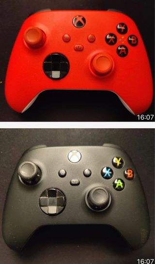 2 mandos de xbox series x con baterias y cargador.