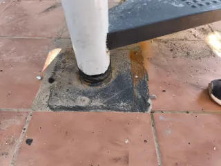 Escalera de caracol exterior