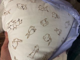 Cuna madera + colchón, almohada y sábanas