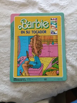 Puzzle Barbie En su tocador Mattel 1984