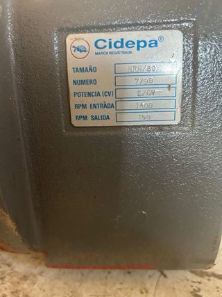 Motor reductor BONANI + Cidepa