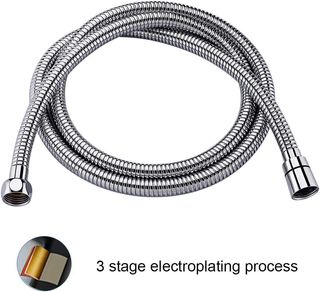 GRIFEMA Manguera Ducha 2m, Flexo de Ducha Acero In