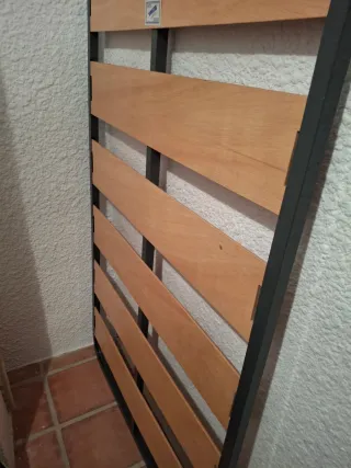 Somier 105x180cm Madera y Metal