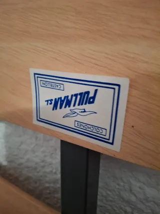 Somier 105x180cm Madera y Metal