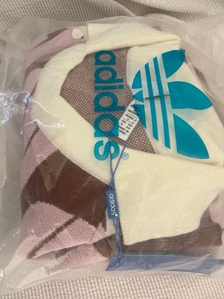 Jersey Adidas Tejido Punto Rosa Marrón Mujer