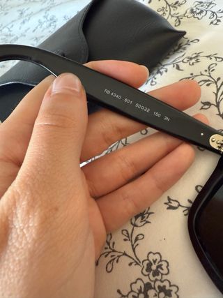 Gafas de sol Ray-Ban Wayfarer negras