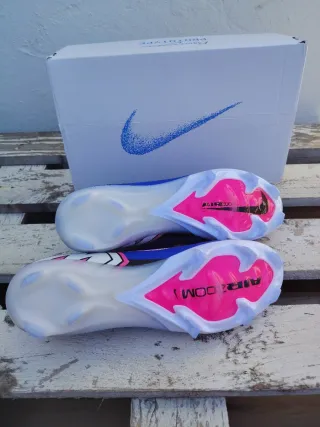 Nike Air Mercurial Botas Fútbol Azul/Rosa