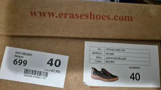 Zapatos señora negros y marrones talla 40