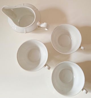 Set Tazze Da Te Porcellana Victoria Vintage