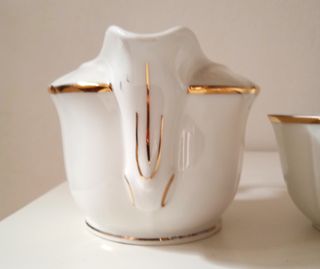 Set Tazze Da Te Porcellana Victoria Vintage