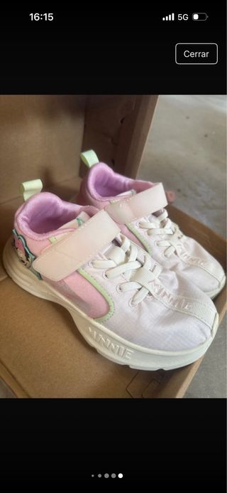 Zapatillas deportivas Minnie Mouse rosas