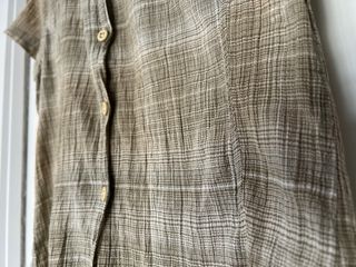 Camisa Patagonia manga corta cuadros mujer Talla S